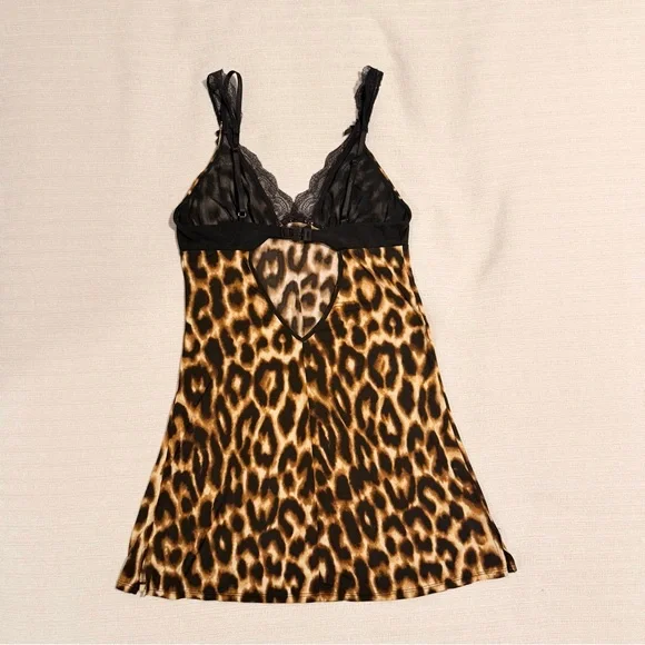 Betsey Johnson Leopard Print Chemise - Picture 4 of 7